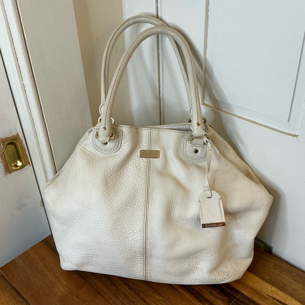Cole Haan Cream Tote Bag